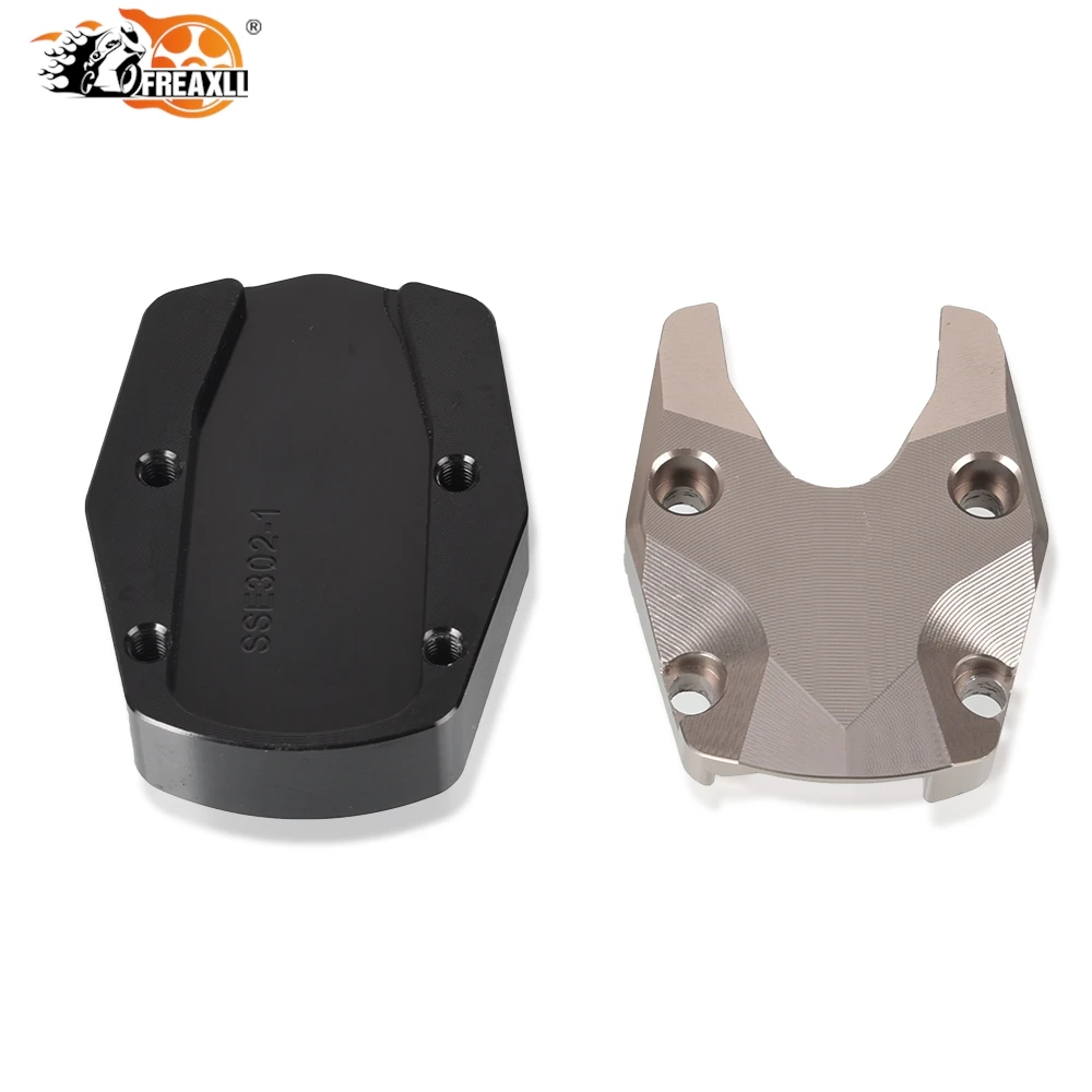 Motorcycle For HAOJUE UHR150 UFR150 UFR / UHR 150 Kick Stand Plate Anti Sinking Plate Support Kickstand Foot Plate Accessories