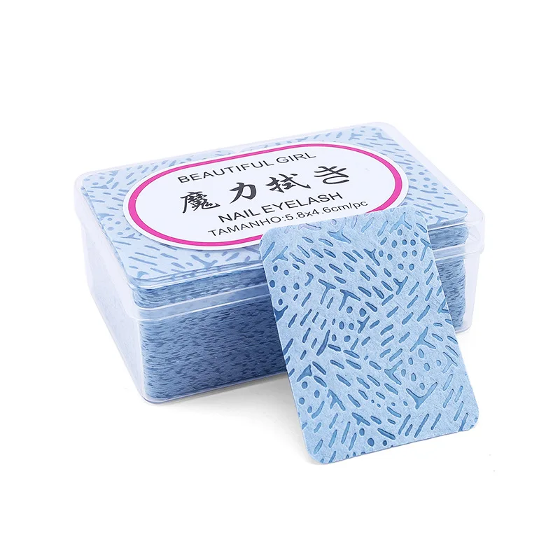 Lint Free Nail Wipes, Super Absorbent Soft Nail Wipes for Fingernail Polish Remover and Eyelash Extension Wipes