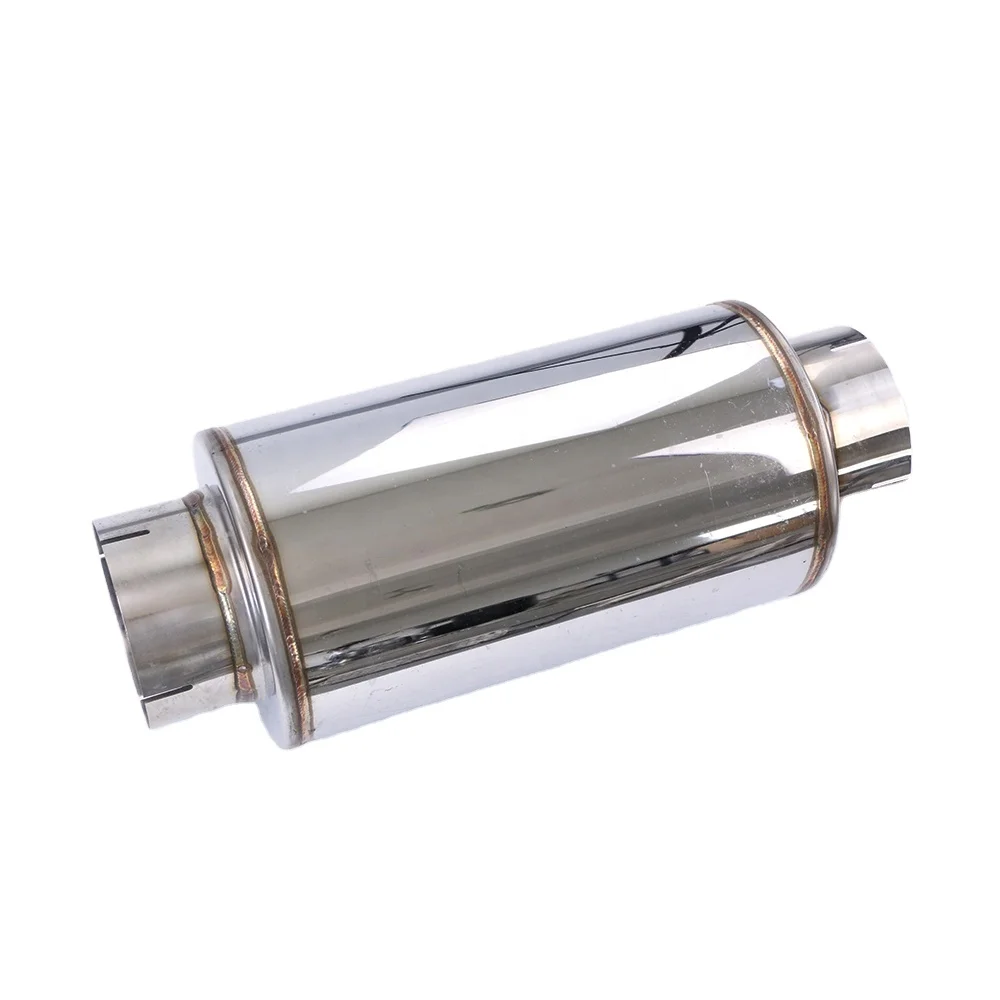 

Performance Stainless Steel Car/Truck Silence Muffler Exhaust Tip Round Exhaust Muffler