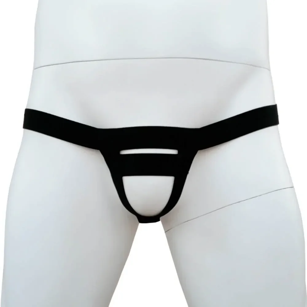 Men's Sexy T-back Briefs Sissy Ring Lock Thong G-string Underwear Hollow Out Breathable Thong Male G-string Underpants