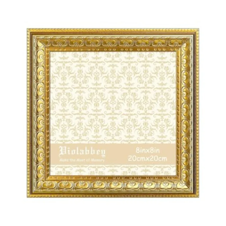 Picture Frame, Vintage Photo Frame for Wall or Tabletop Display, Classic Design for Office Home Decor, Fits Pictures