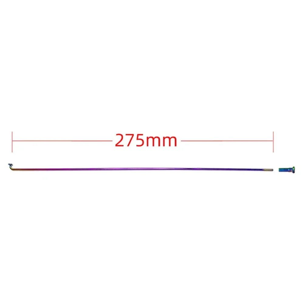 36PCS Bike Spokes With Nipples Rainbow Aluminum Alloy Bicycles Spokes Wires Bike Repair Replacement Tool Hot Sale Replacemence