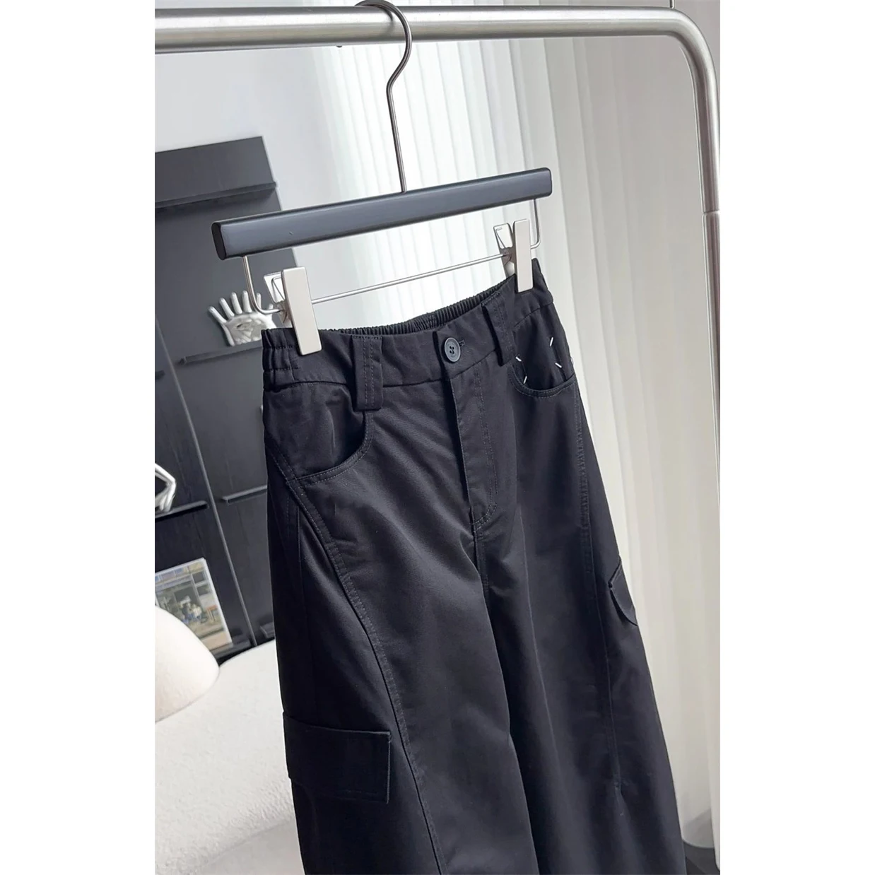

Plus Size Loose Straight Leg Workwear Pants Women's Wide Leg Trousers Casual Comfortable Fit Korean Sle plus Size Pants