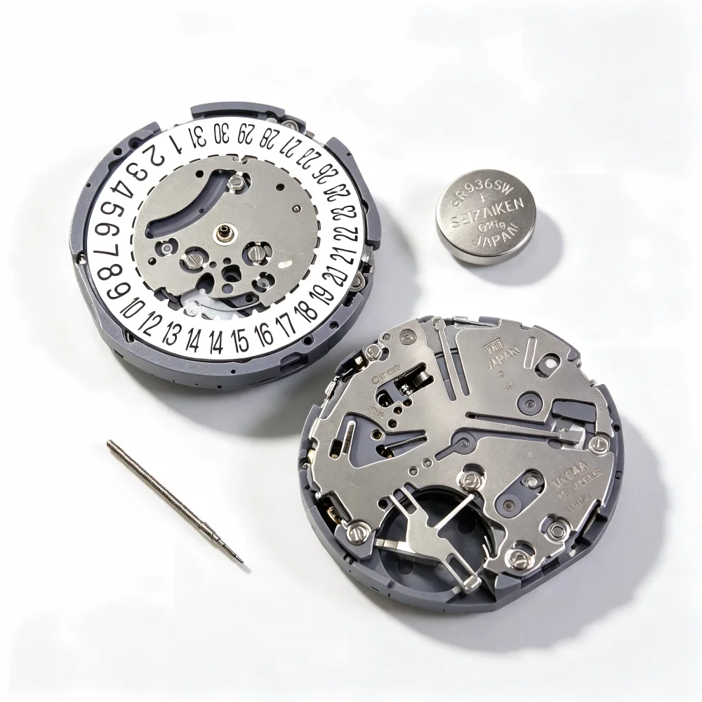 Japan Original SII/TMI VK64A Quartz Watch Movement with Date at 6 Position New Watch Repair Parts Accessory