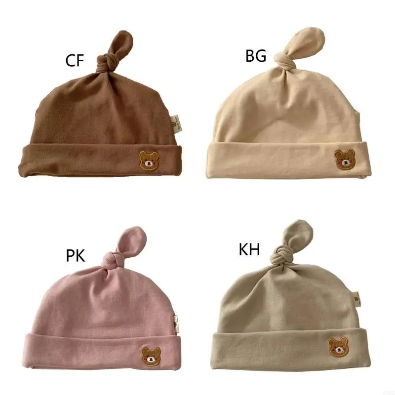 

F3KC Upgraded Newborn Baby Hat Bear Ears Infant Cap Baby Boy Girl Toddler Hats Infant Beanie Cap for Winter Autumn Durable