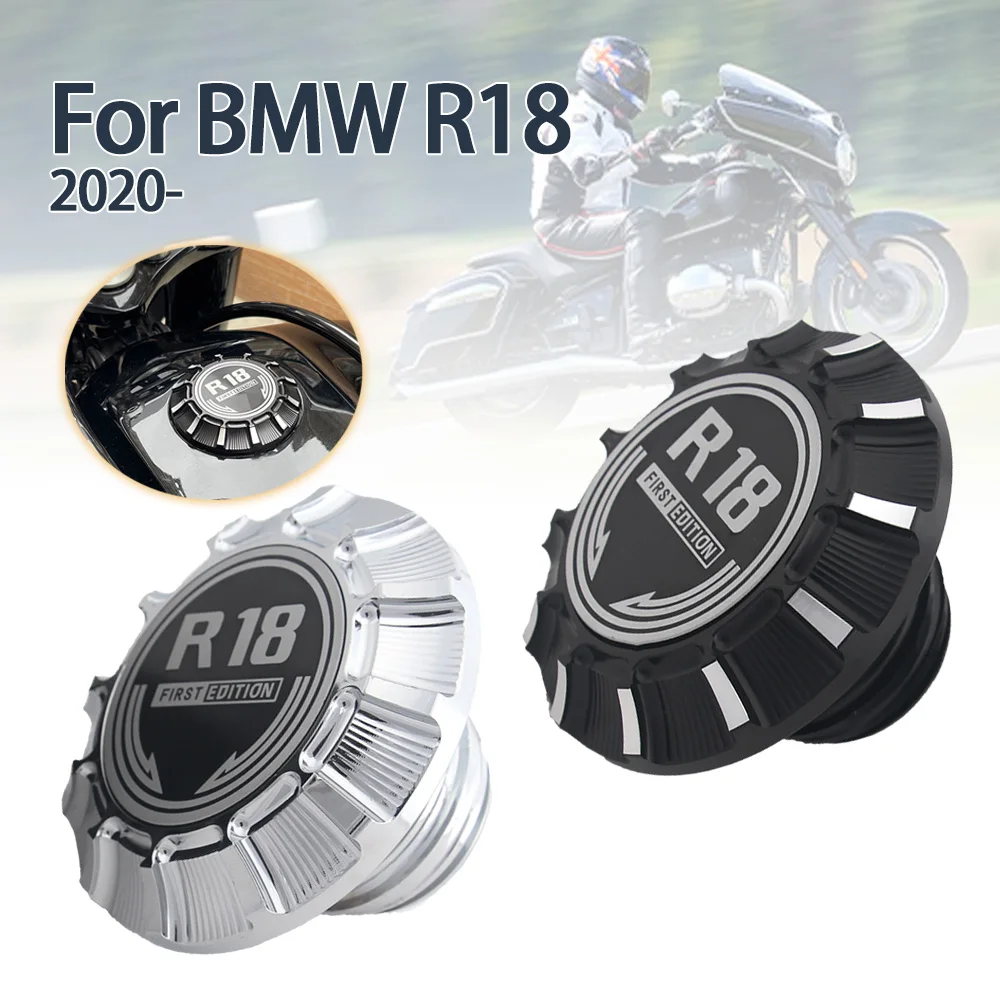 

Motorcycle Fuel Gas Tank Cap Vented Oil Cover Aluminum Fit For BMW R18 R-18 R 18 2020 2021 2022