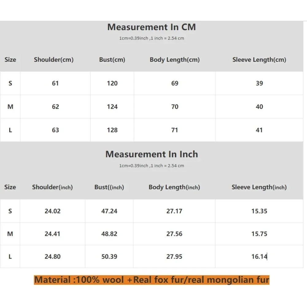 Reality Fur Coat Women Woolen Lady Overcoat Fox Fur Wool Coat Patchwork Wool Coat Mongolian Fur Women Wool Jacket Autumn Spring