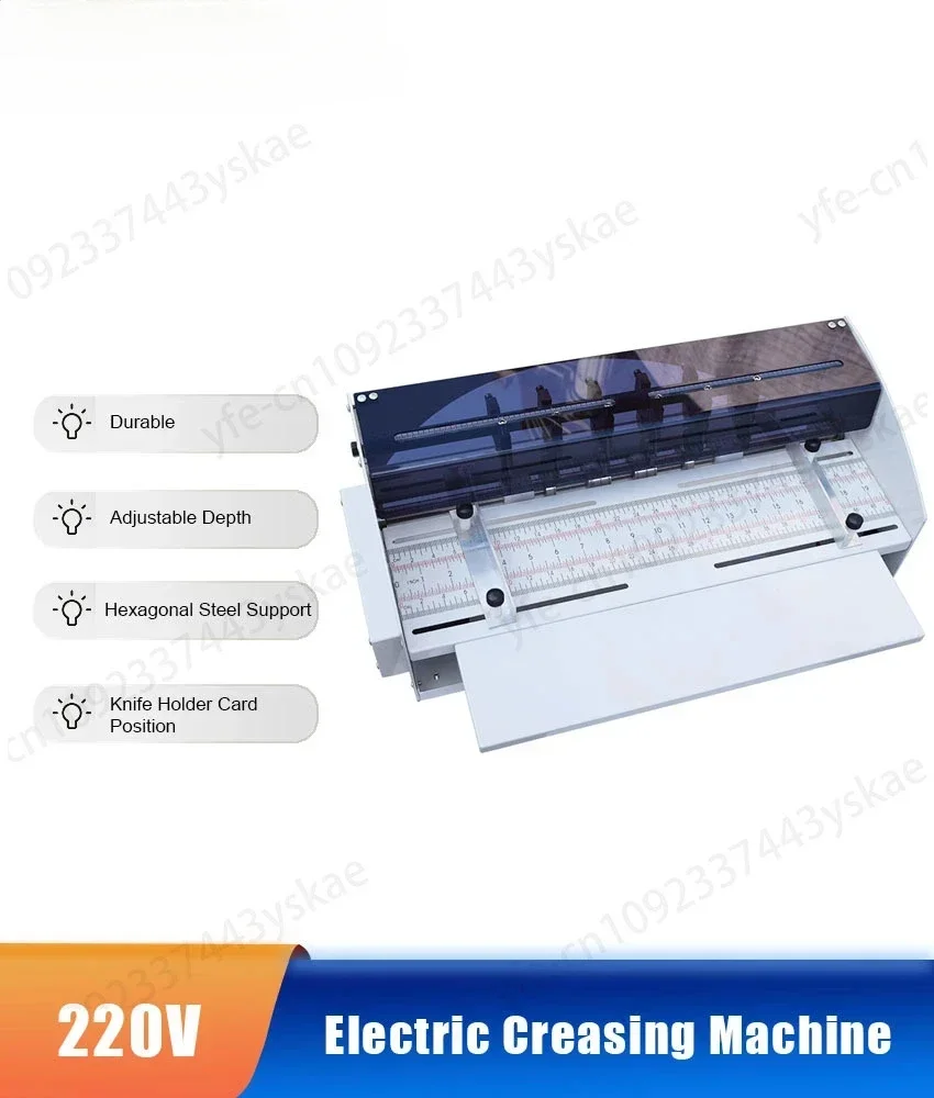 220V/110v Electric paper creasing machine 460mm Electric folding machine paper creaser Scorer paper Cutter perforating machine