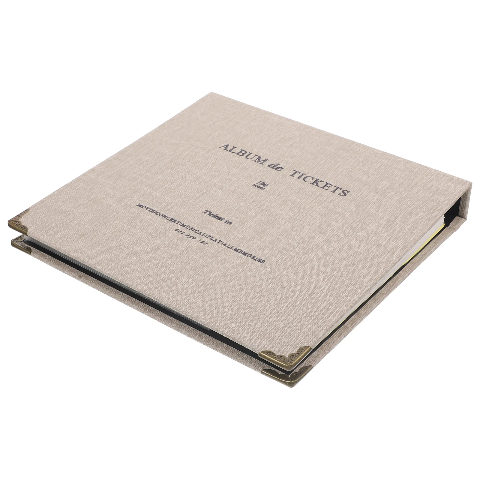 1 pezzo di archiviazione per ricevute di biglietti, caffè, organizer durevole, album di raccolta di fatture fotografiche, archiviazione di memoria per l'home office