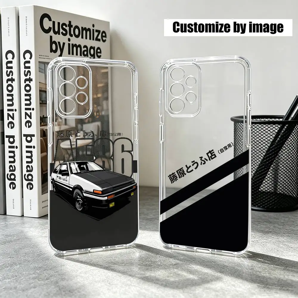 Initial D AE86 Anime Gift   Phone Case Transparent Silicone Soft For Samsung S25,S24,S21,S22,S23,S30,Ultra,S20,Plus,Fe