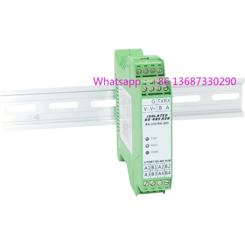 

Концентратор 485, 4-портовая оптоэлектронная изоляция, 1-сторонний RS232, 4-ходовой RS485, рельсовый концентратор промышленного класса