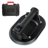 200KG Load Industrial Grade Electric Vacuum Suction Cup Heavy Lifter Granite Glass Tile Suckers Lifting Tool 1800mah Battery