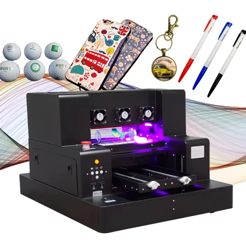 A3 3250 UV Flatbed with XP600 CMYK Ink for PVC Cloth Phone Cases-Business Use