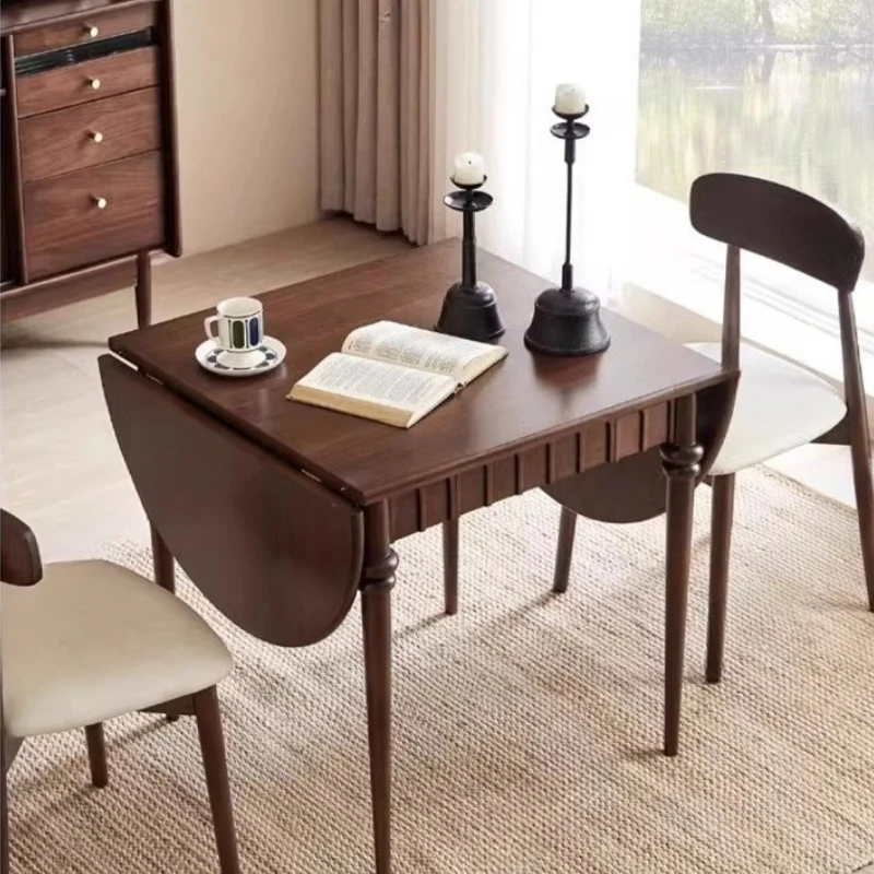 Extendable Desk Dining Table Folding Restaurant Living Room Dining Table Space Saving Writing Mesas De Jantar Kitchen Furniture