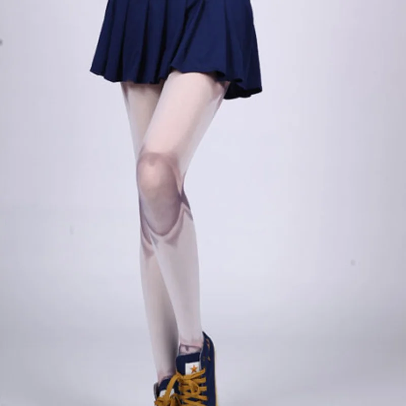 Gothic Retro Tights Harajuku Joint Style Tattoo Print Pantyhose Lolita Ball Joint Doll Cosplay Stockings