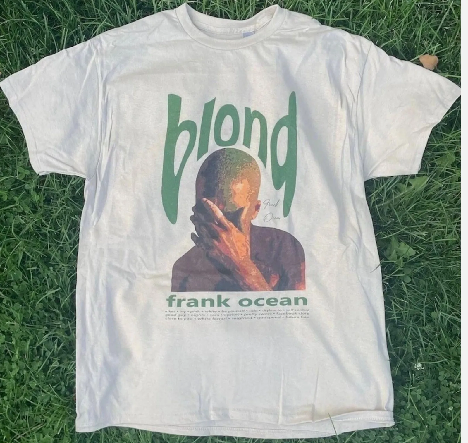 تي شيرت Frank Ocean Blond تي شيرت جرافيك جديد كبير الحجم لحفلات Merch Tour للجنسين ملابس الشارع الشهير جمالية كلاسيكية y2k