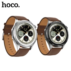 HOCO-AMOLED smartwatch esportivo para homens, versão chamada bluetooth, freqüência cardíaca, oxigênio no sangue, monitor de sono, ip67 impermeável, y21, 1.43