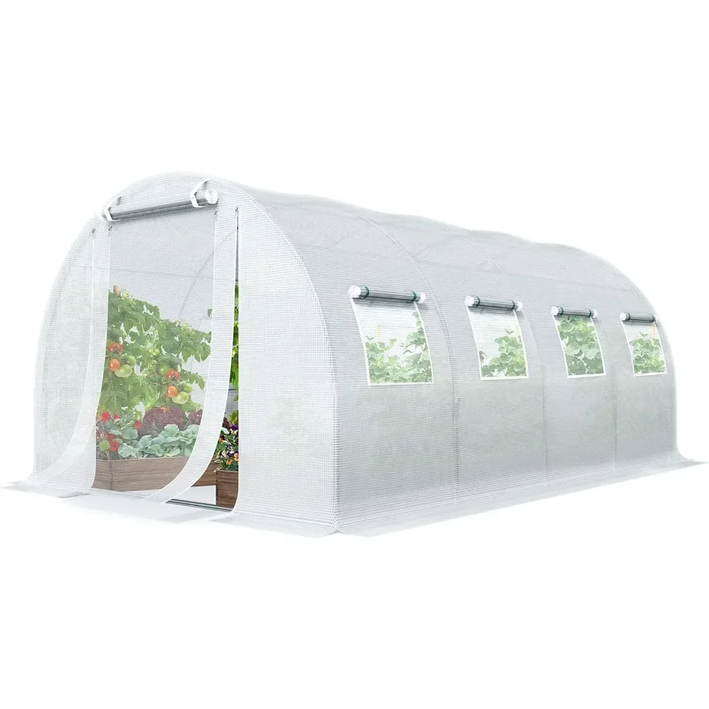 

Upgraded Greenhouse for Outdoors, Multipurpose Garden Plant with Enhanced Heavy Duty Frame Portable