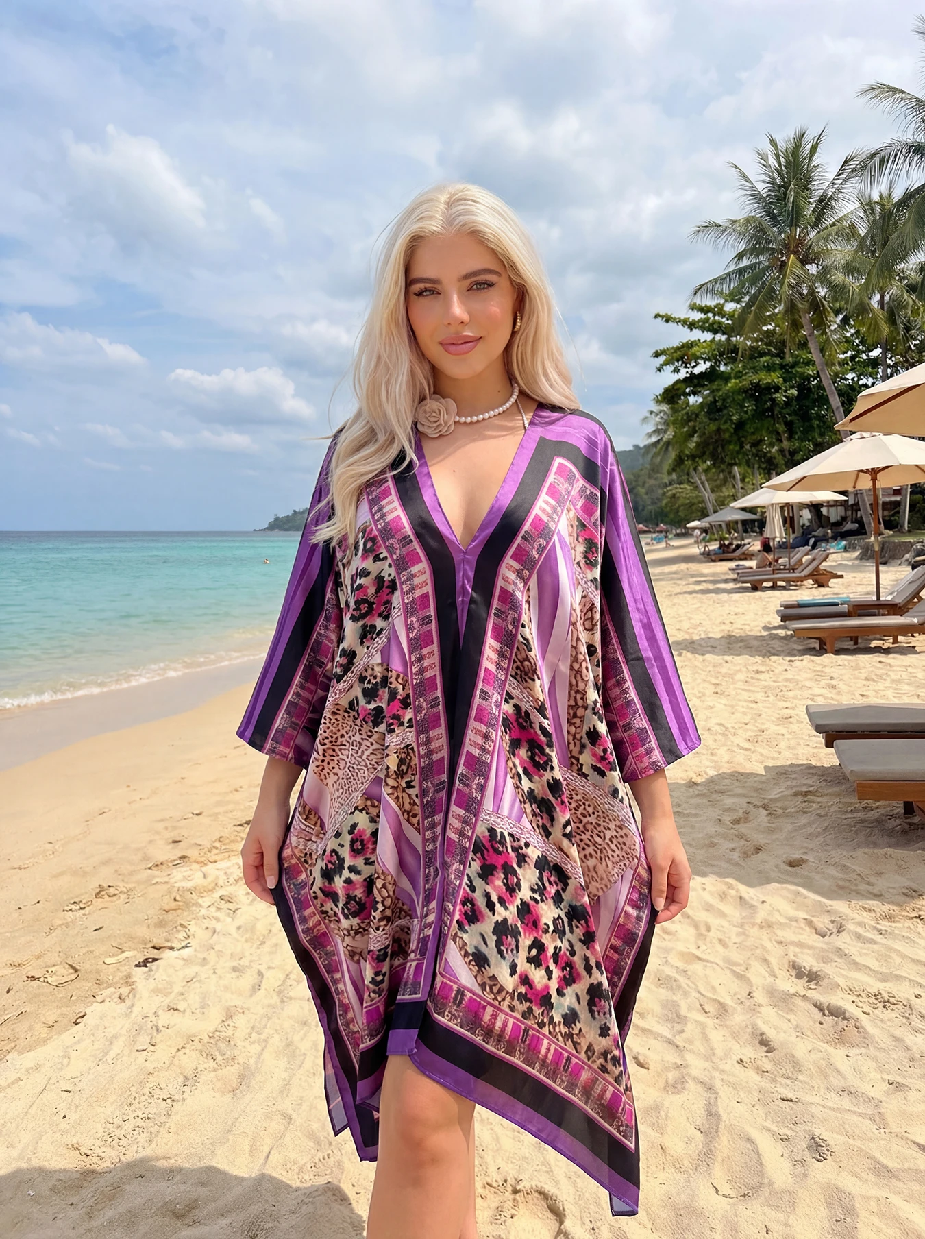 

Hot Floral Butterfly Peacock Women's Scarf Casual Elegant Print Cape Shawl Fashion Accessories Soft Cape Shawl Scarf for Women