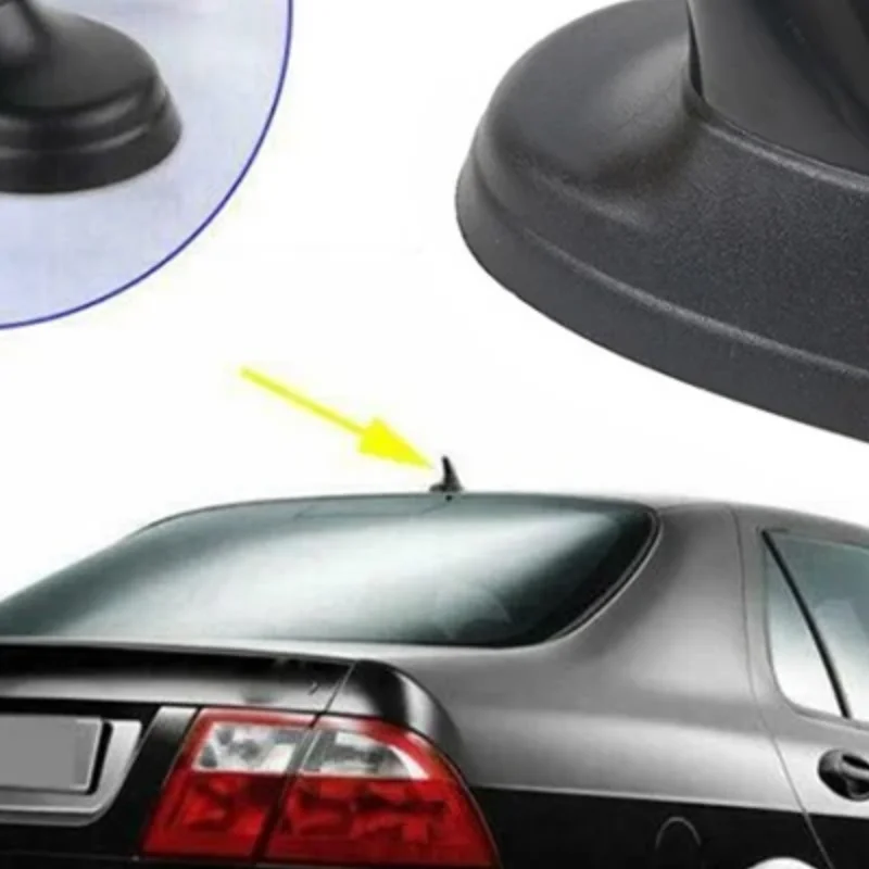 1 Uds. Antena simulada aérea con aleta de aspecto negro compatible con AERO SAAB 9-3 9-5 93 95 antena de vehículo JC-887 accesorios exteriores
