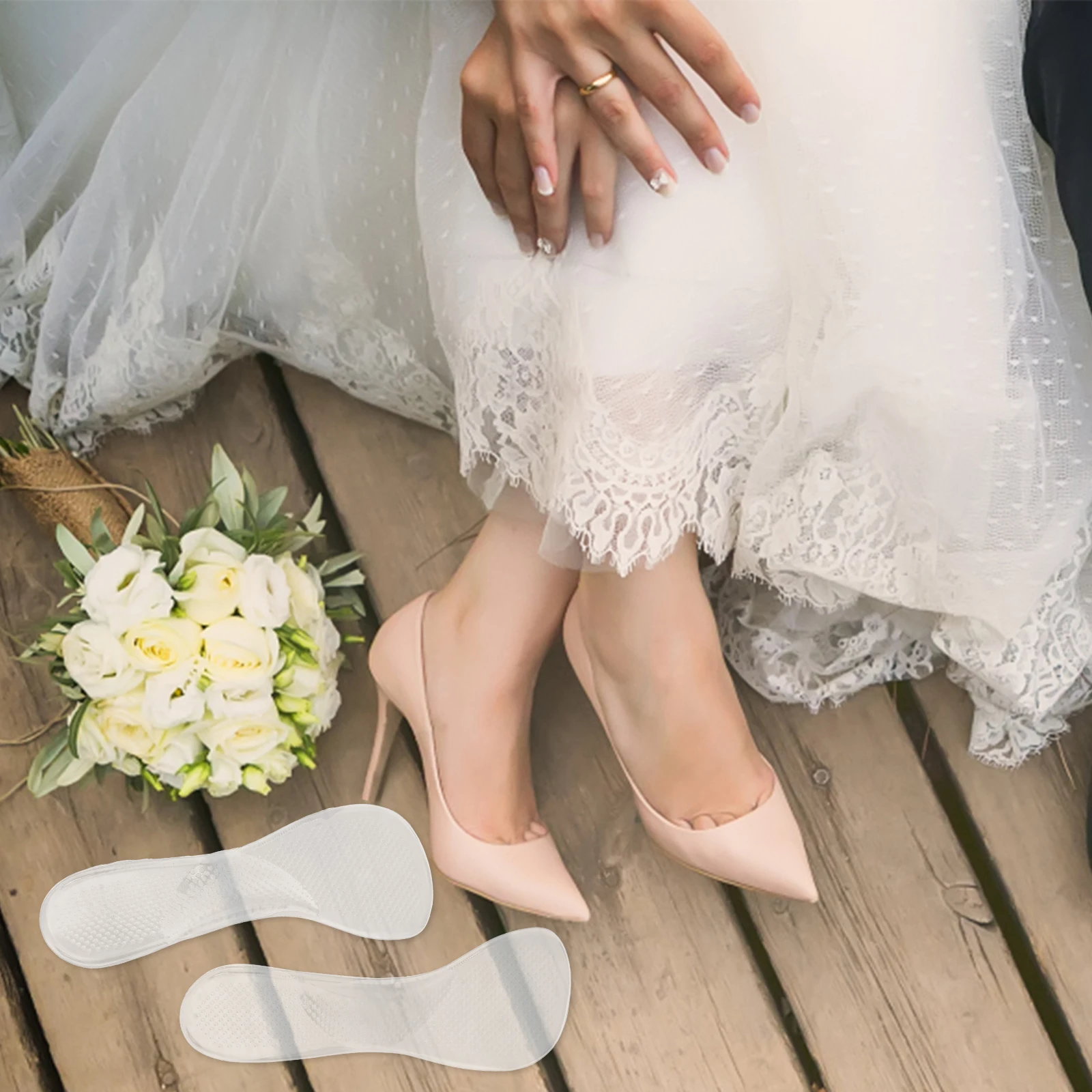 Pijnbestrijding Vrouwen Hoge Gel Binnenzool Hak Gel Hoge Hak Schoen Pad Pad Steunzool Anti Slip Schoen Inserts Voetverzorging Tool