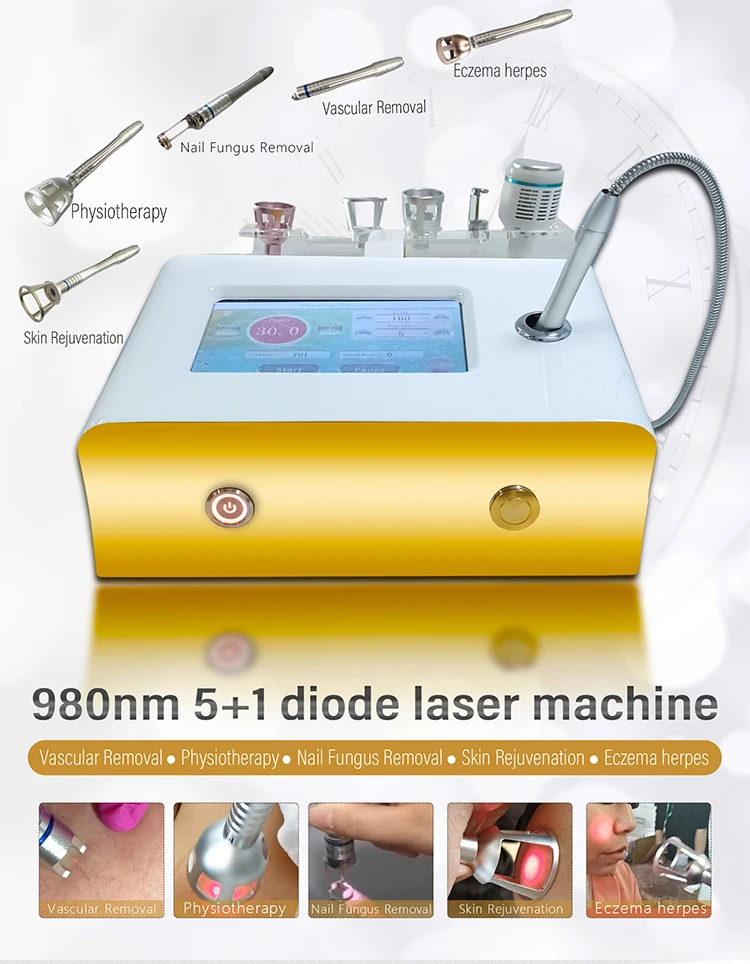 Professional Laser Spider Vein Varicose Vascular Treatment 980nm Diode Laser Instrument For Sale