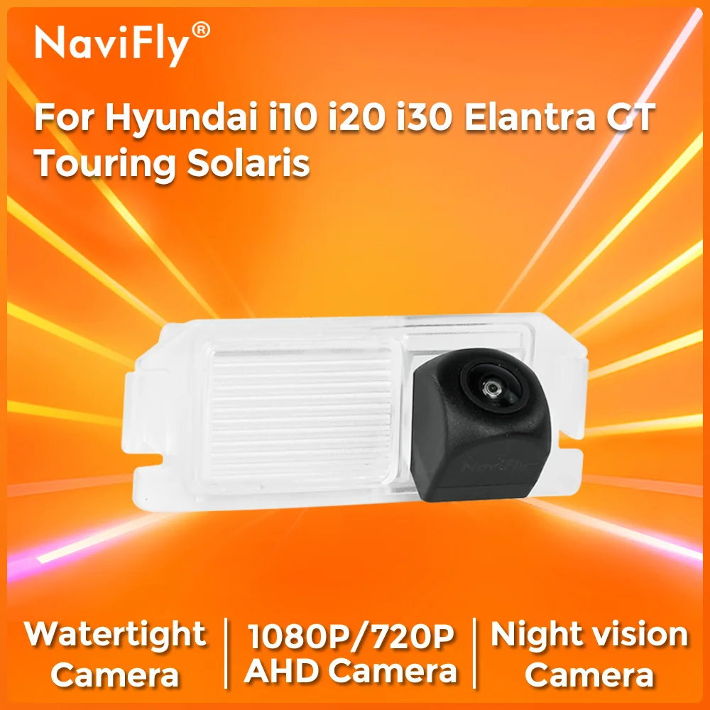 Car Rearview Camera for Hyundai I10 I20 I30 Elantra GT Touring Solaris Genesis Coupe 1080P 720P Wide Angle 170° Reverse Camera - view 2
