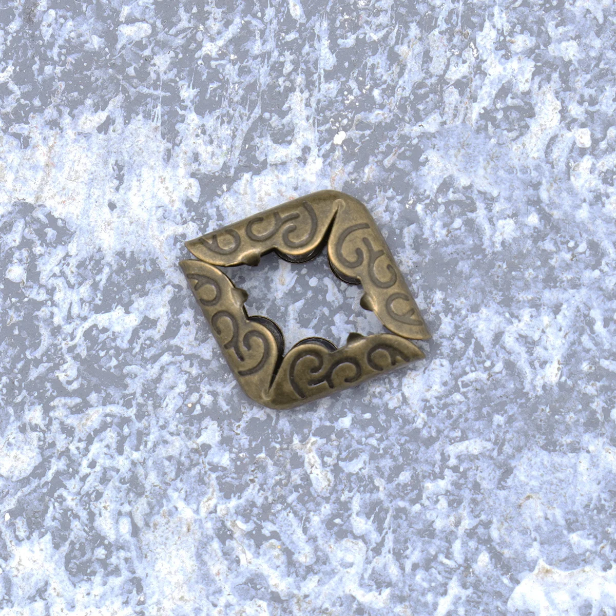 50pcs Metal Corner Protectors Brass Book Scrapbooking Accessories Notebook File Album Menu Protector Bronze Tone Hard