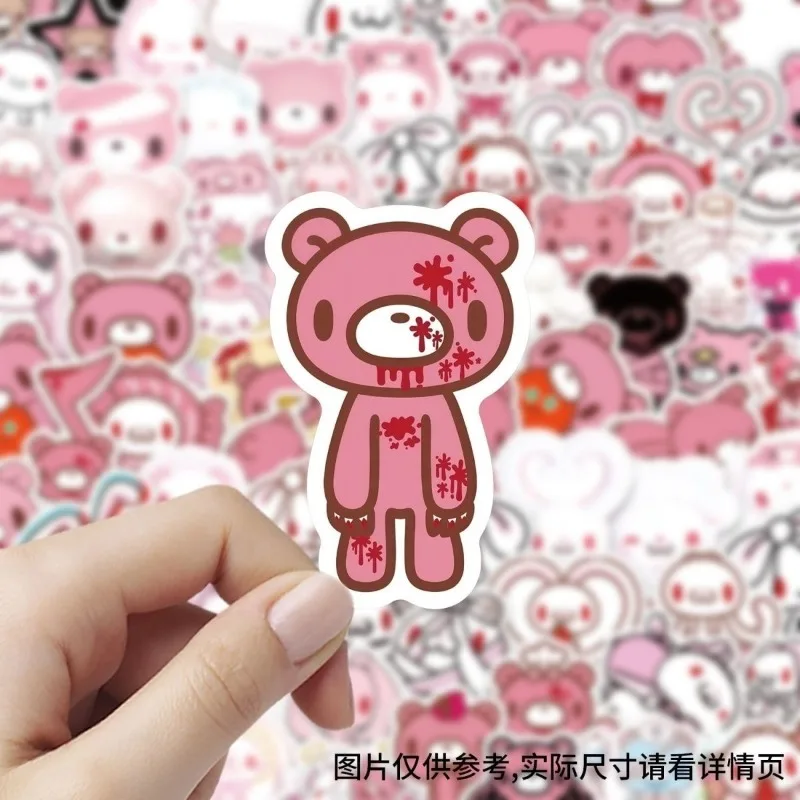 New Gloomy Bear sticker high color value creative cartoon cute pattern DIY decoration student hand account book bicycle sticker - view 6