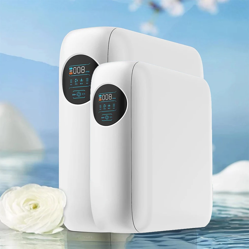 600G Large Flow Silent Tankless Electric Bucket-free Direct Drinking Household Backwash TDS60 LCD Screen RO Reverse Osmosis