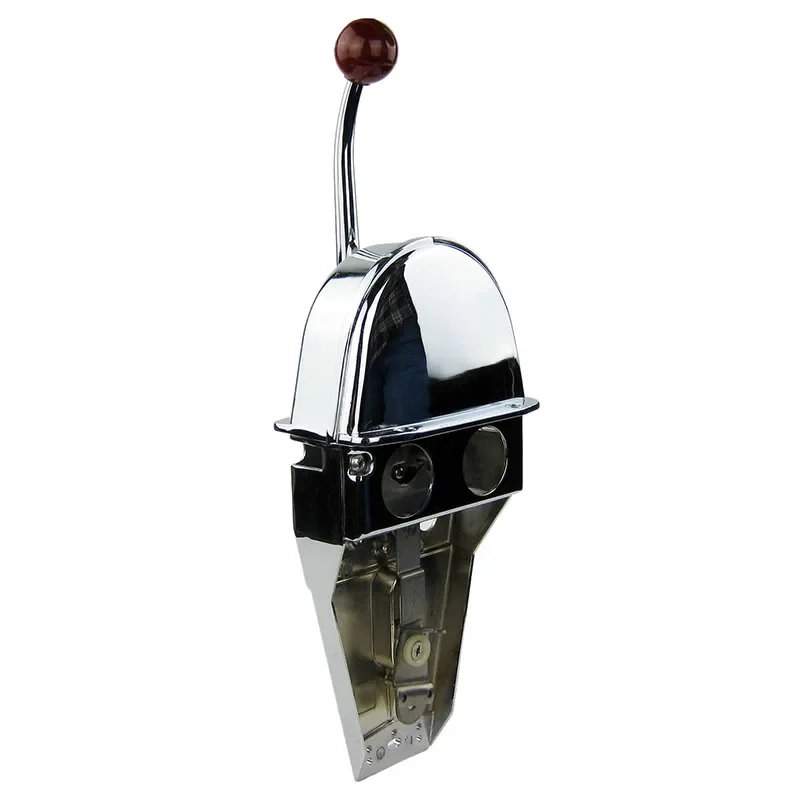 مقبض التحكم في الخانق العلوي لمحرك القارب، رافعة واحدة، تحكم محرك واحد، سبائك الزنك #5