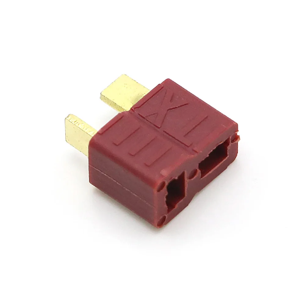 New 10-100pcs Anti-skidding Deans Plug T Style Connector Female / Male for RC Lipo Battery Spare Parts ESC Rc Helicopter