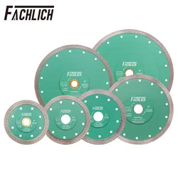 FACHLICH 1pc Diamond Cutting Disc Tile Saw Blade Cutter Porcelain Marble Ceramic Granite Reinforced Core X Mesh Turbo 4-12Inch