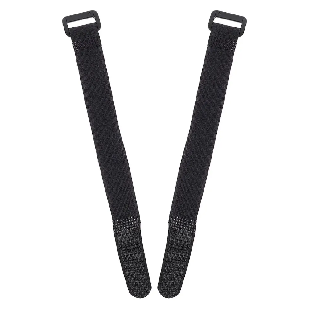 

2pcs Rooster Noise Collar Adjustable Chicken Anti Crow Neckband Durable Nylon For Poultry Noise Reduction Stopper Black