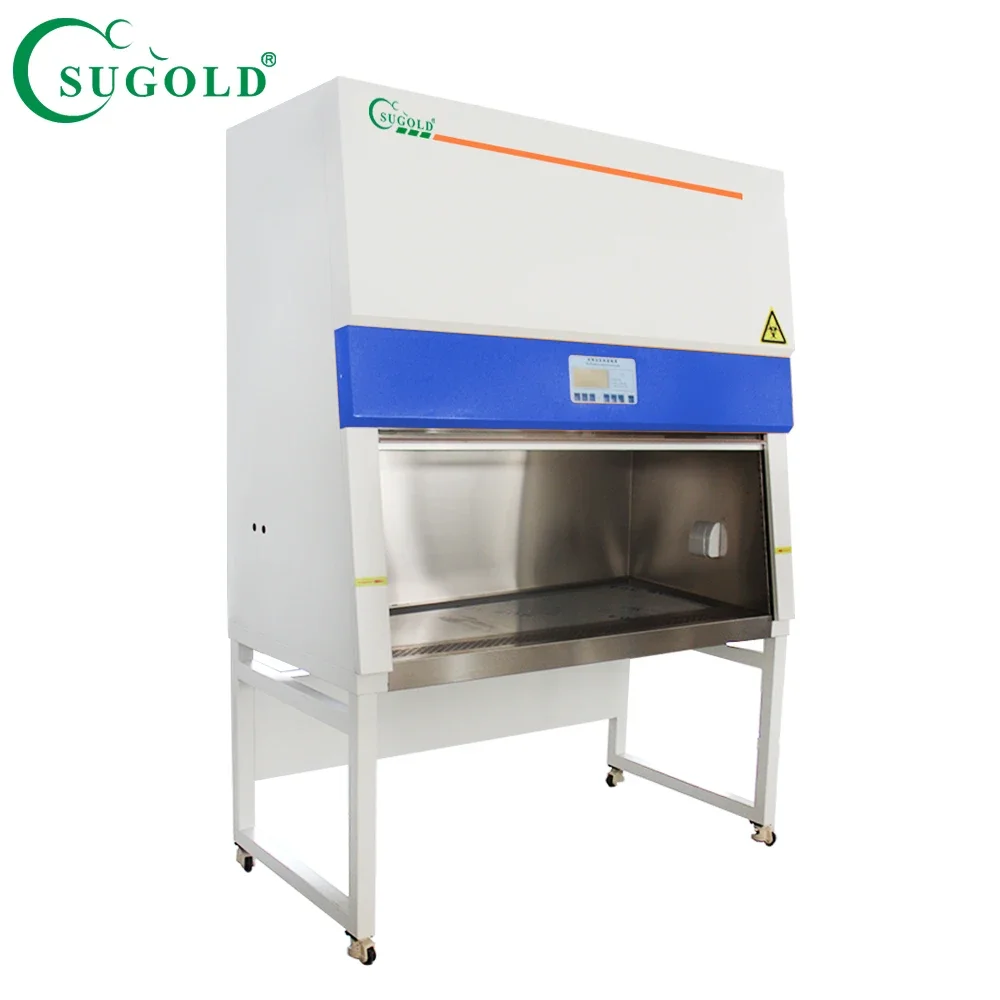 class 2 Lab equipment 304 stainless steel  biosafety cabinet 70% air exhaust class II biological safety cabinet