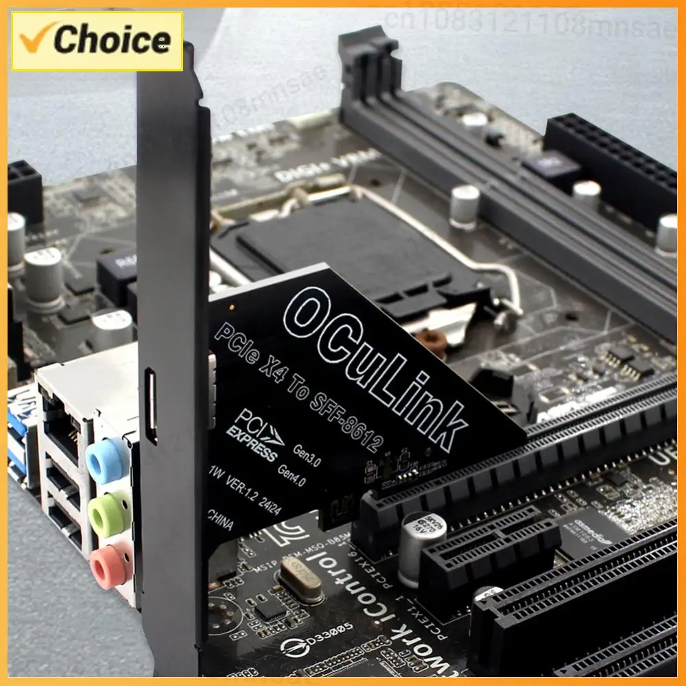

Адаптер PCIe на SFF-8611 и SFF-8612, карта расширения PCI Express на SFF-8612, адаптер PCIe 4.0 PCIE X4/X1 на Oculink SFF-8612