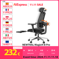 NEWTRAL MagicH-B Pro Ergonomic Chair with Footrest Auto-Following Backrest Headrest Adaptive Lower Back Support Adjustable Armre