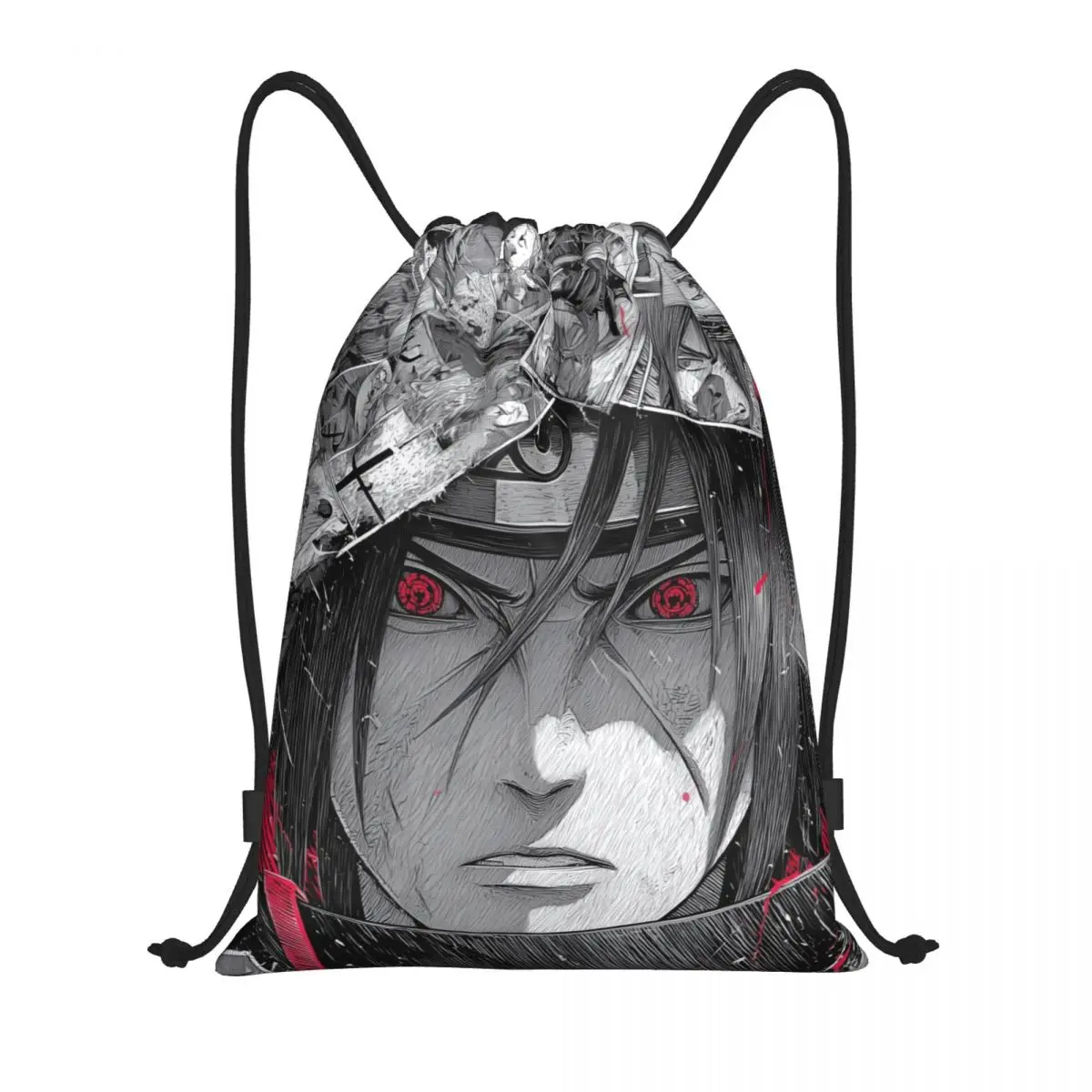 

Спортивные рюкзаки-мешки на шнурках Custom Manga U-Uchihaes I-Itachies Eagle Japan для мужчин и женщин, легкие, для спортзала и хранения