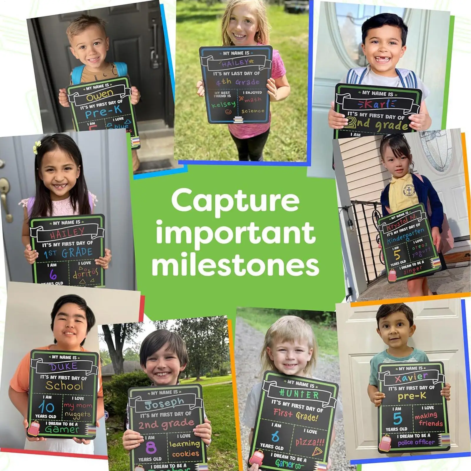 Доска для первого дня школы, деревянная доска для детского сада, классная доска, реквизит для фотографий на память первого и последнего дня для детей, учеников