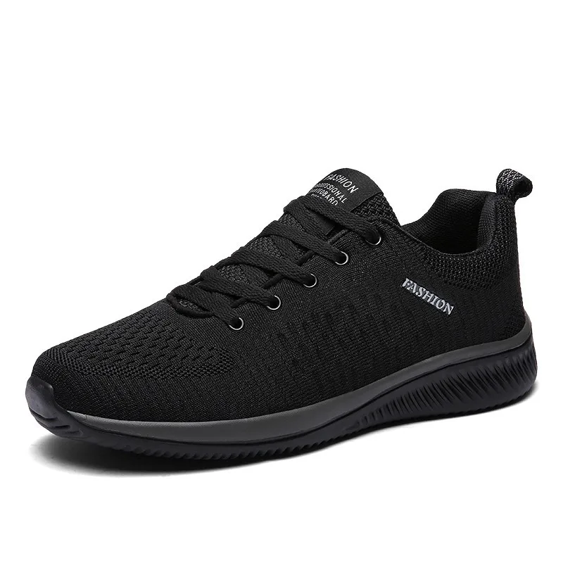 Scarpe da ginnastica per uomo scarpe da donna Sneakers nero Casual uomo donna Sneakers in maglia traspirante Athletic Running Walking Gym Shoes