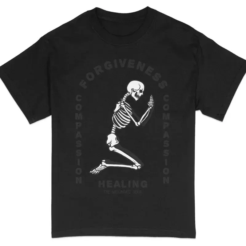 T-shirt Pardon, Compassion, Guérison, Esprit spirituel, Squelette, Mindfulness 28