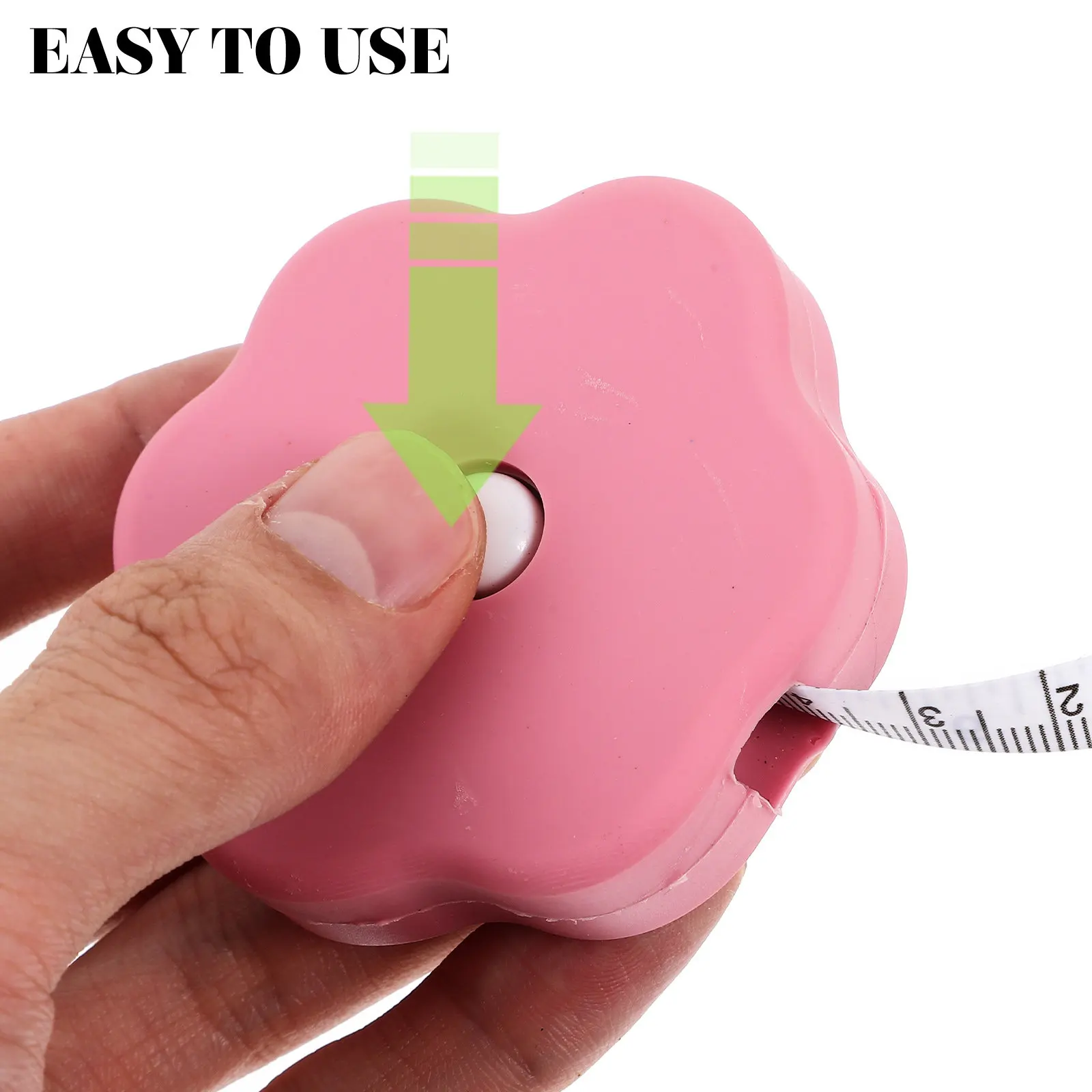 1Pcs Cartoon Lovely Cat Paw Tape Measure Mini Portable Flexible Body Measuring Tool Clear Markings Wear Resistant Small Tape