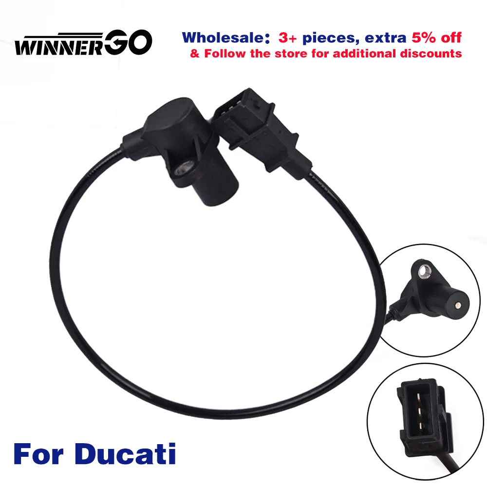 For Ducati Scrambler Streetfighter 848 V2 V4 Super Sport XDiavel DarkBlack S Timing RPM Pickup Crankshaft Angle Position Sensor