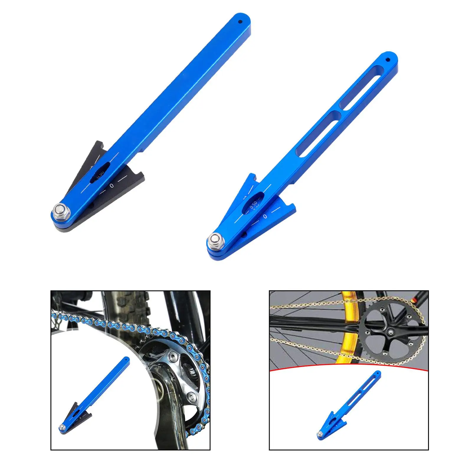 Bike Chain Checker Repairing Tool Length Angle Measurement Equipment Supplies