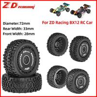 ZD Racing 2PCS RC Car Tires Rubber Tires For Racing Off-Road Car For 12mm Hex RC Car and 1/12 ZD Racing BX12 Original Tires
