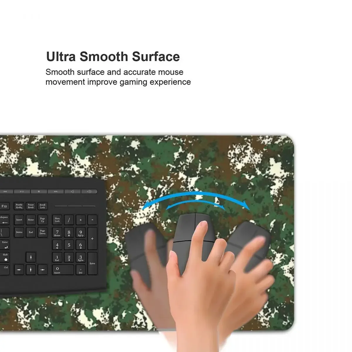 Flecktarn Camouflage Large Mouse Pad Computer Keyboard Mouse Mat Gamer PC Laptop Desk Mat Office Accessories Table Mats