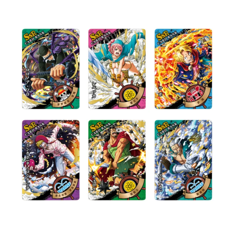 ONE PIECE Card Dress Rosa Booster Box Luffy Zoro Anime TCG Trading Card Game Collections Flash Cards Kids Birthday Gift