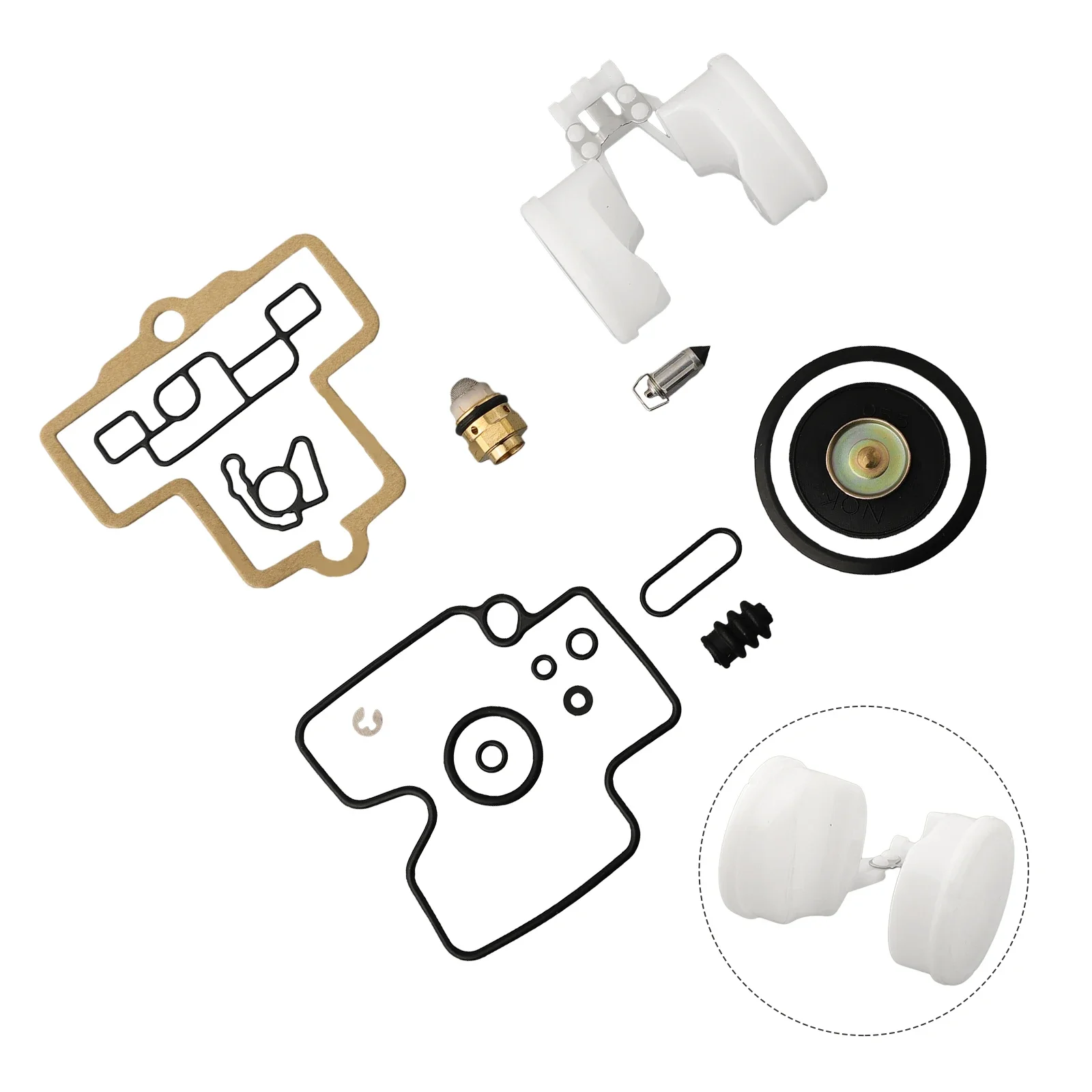 Yard Carburetor Rebuild Kit Assembly Garden Set Spare Repair 1 Set For Keihin FCR Slant Body 28 32 Replacement