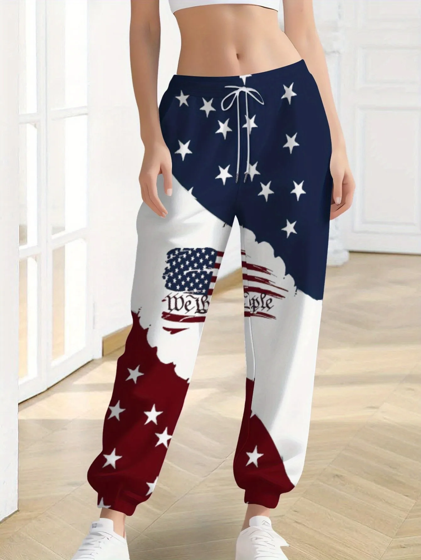 2026 autumn and winter new style American street fashion casual comfortable versatile 3D pattern printed women's pants