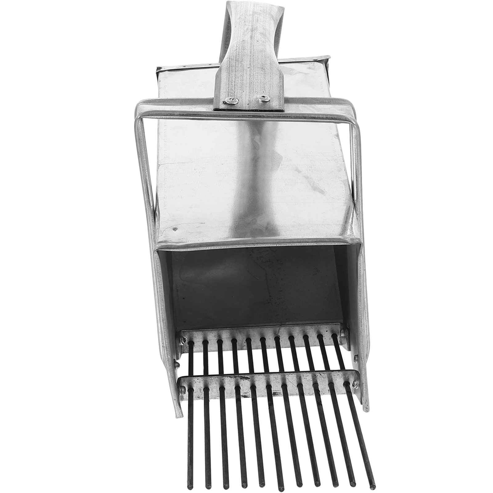 

Ergonomic Handle Blueberry Scoop Rake Comb Metal Fruit Picker Labor Saving Gardening Tool Portable Lightweight Fruit Picker Cage